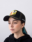 Бейсболка CAPSLAB арт. CL/LOO3/1/DUK2 Looney Tunes Daffy Duck (черный)